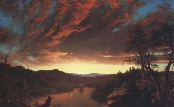 Frederic E.Church Twilight in the Wilderness Germany oil painting art